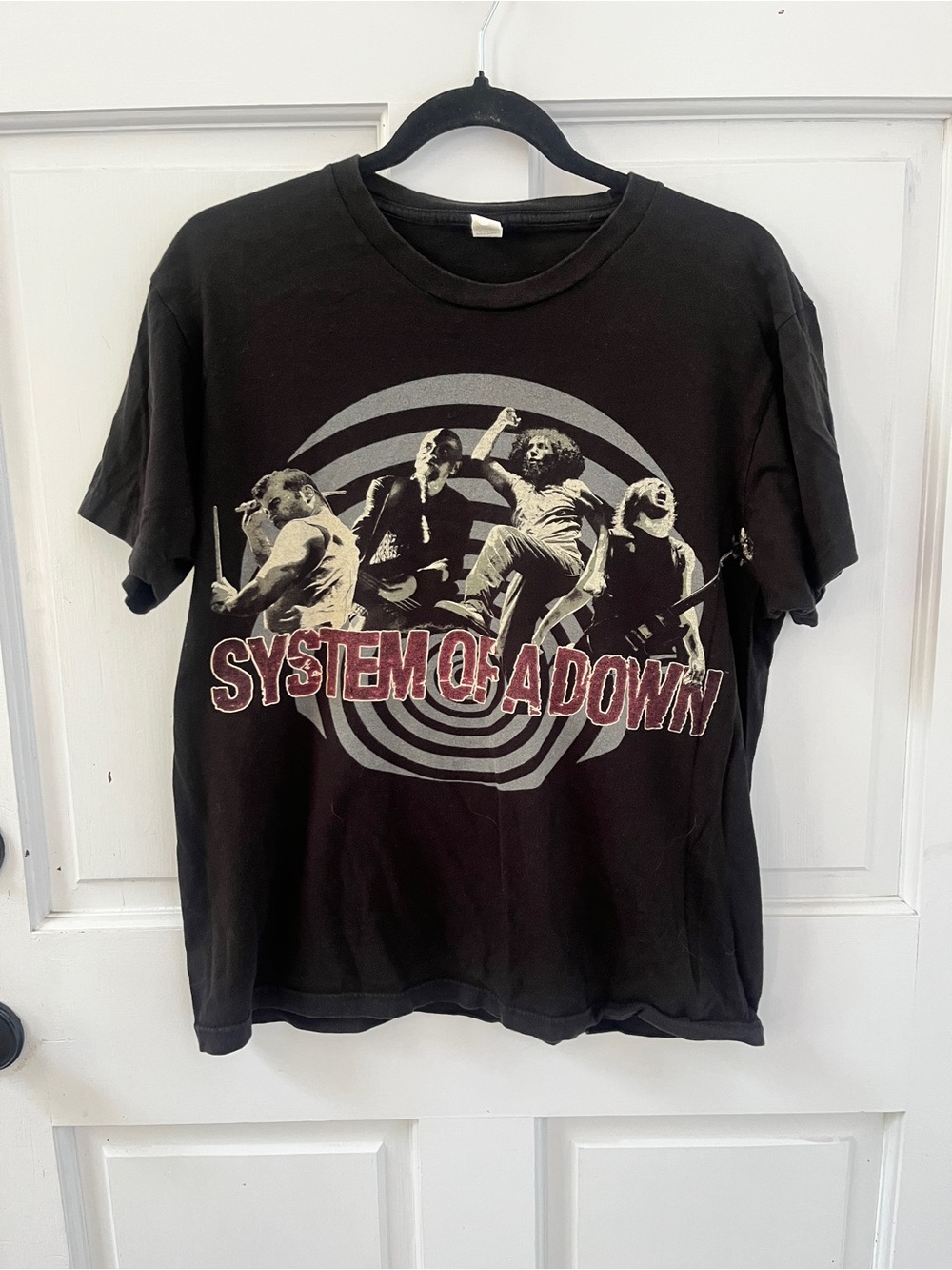System Of A Down Black Band Tee with Graphic Logo size M